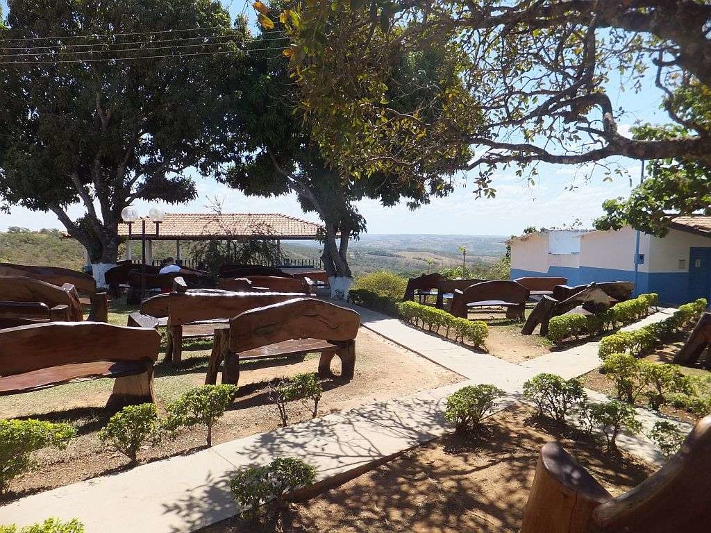 Gardens at the Casa de Dom Inácio. John of God in Brazil