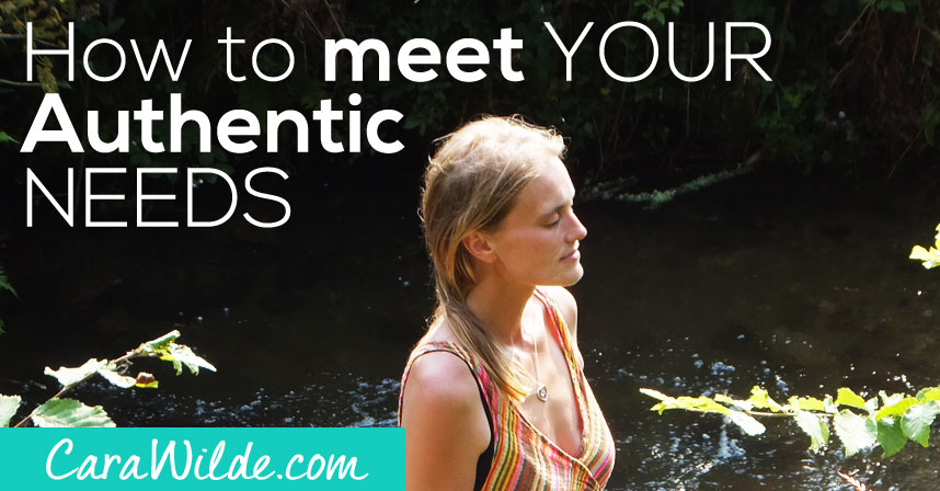 How to meet your authentic needs