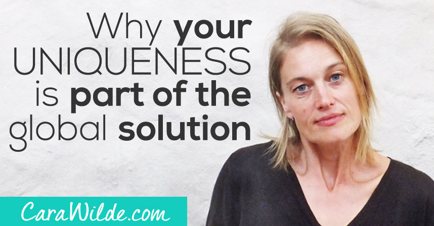 Why your uniqueness is part of the global solution